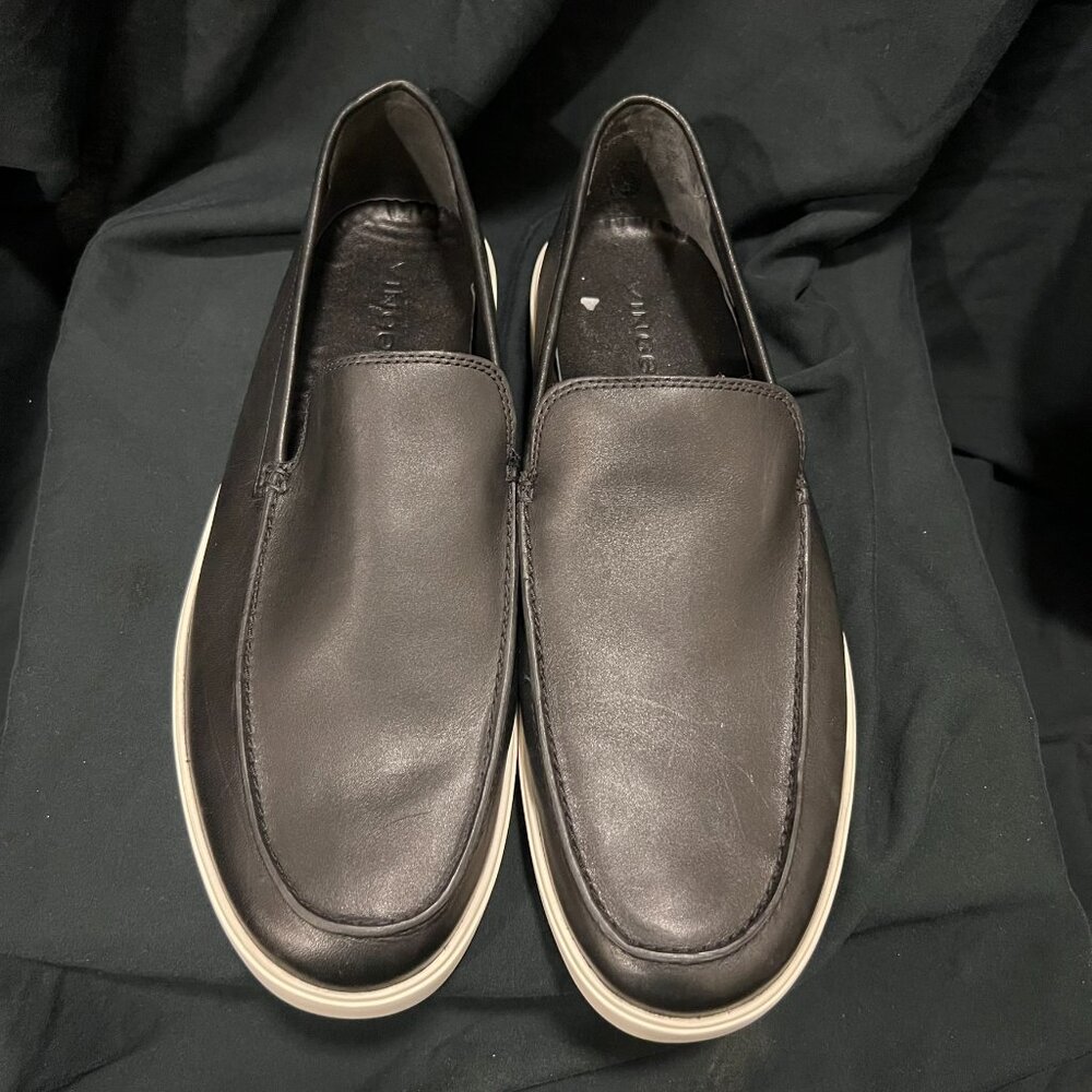 -NWOT- VINCE TARO LOAFER IN BLACK SZ 11 - Picture 9 of 11